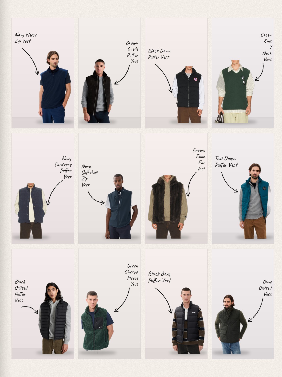 Best Vest collage