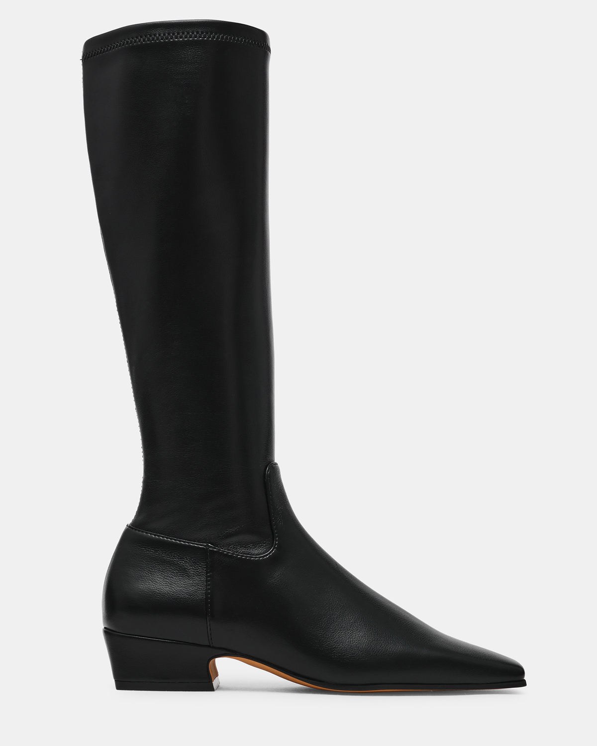 Delyra Black Knee-High Boots