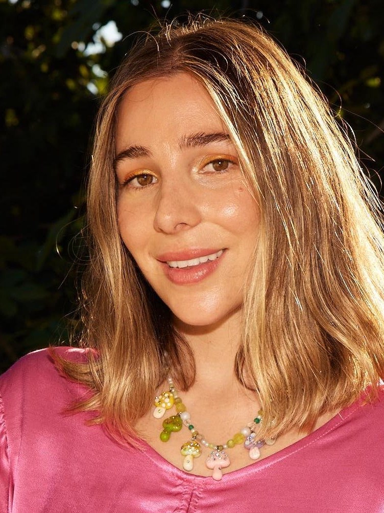 DedCool founder Carina Chaz in a pink blouse