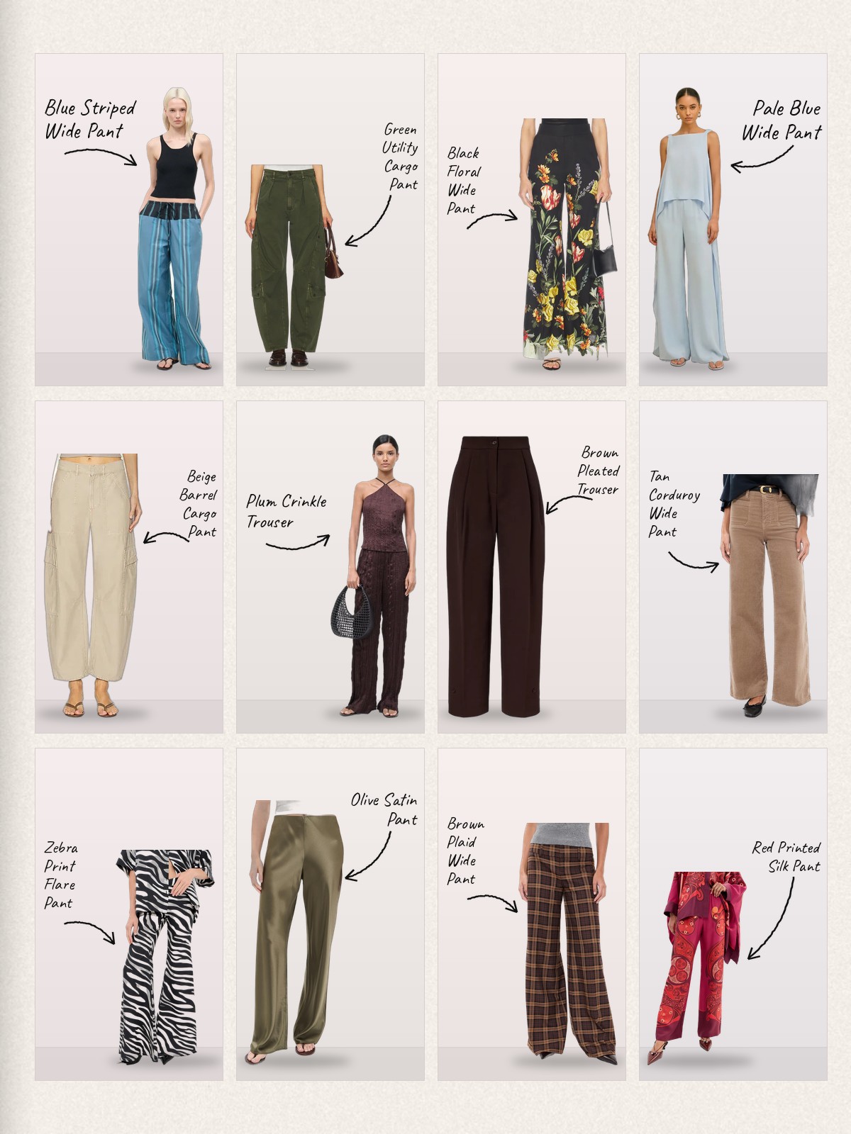 The Cool-Girl Pant For You collage