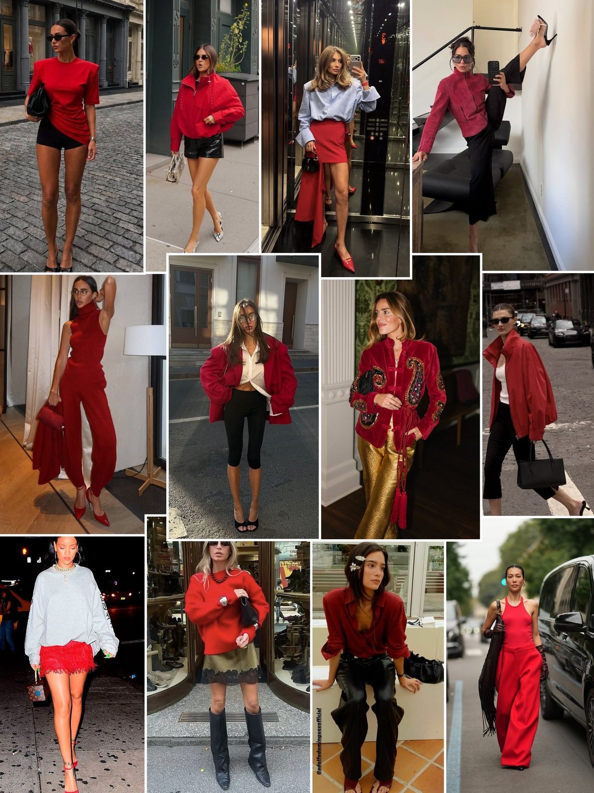Red light district collage