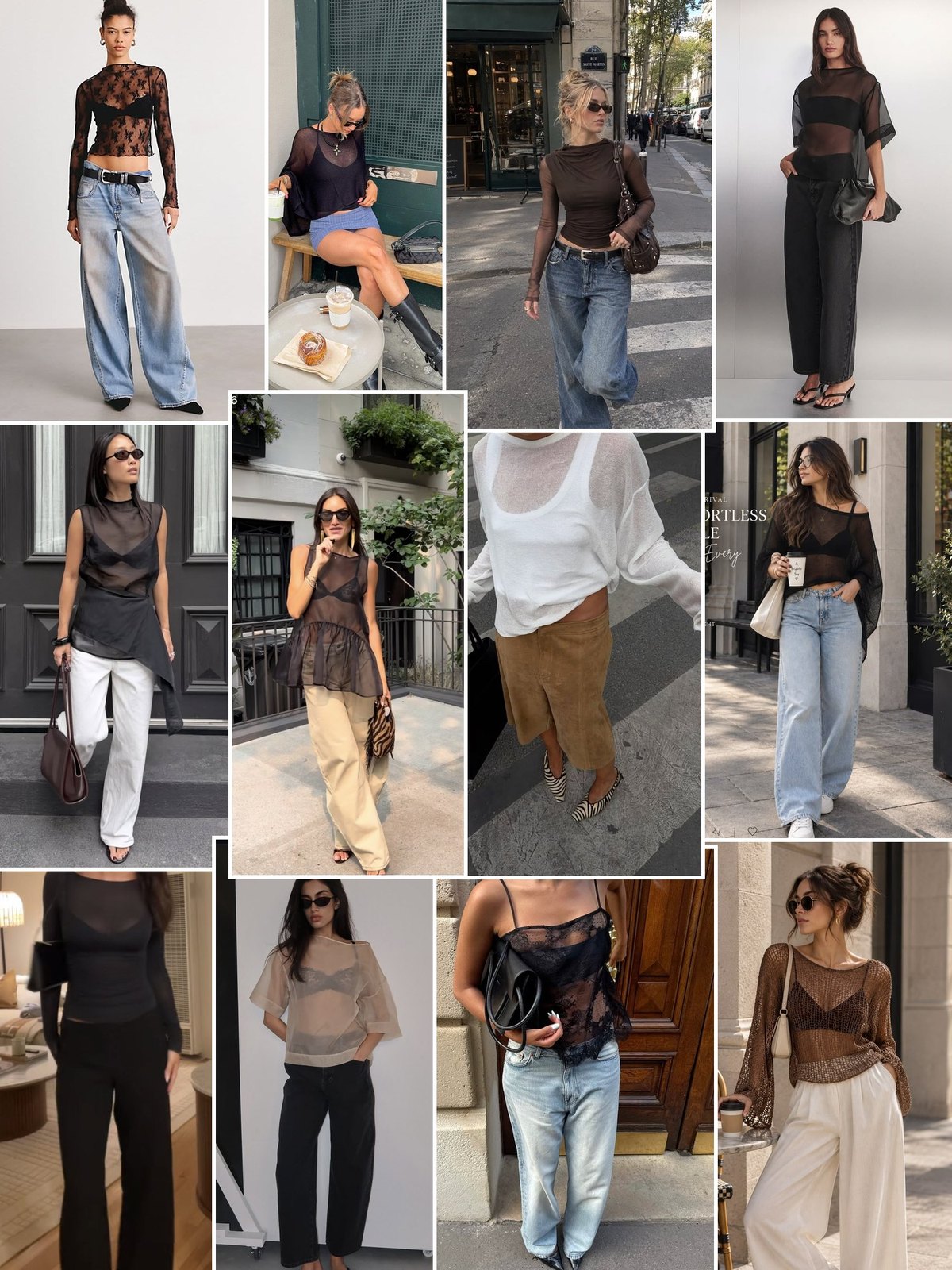 Sheer Balance collage