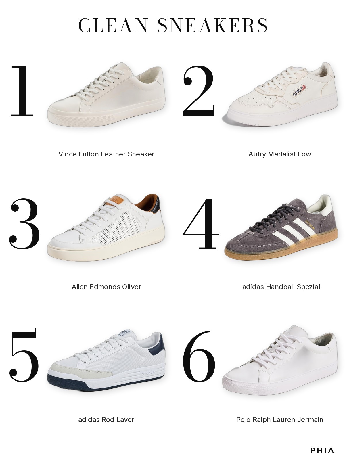 Clean Sneaker collage