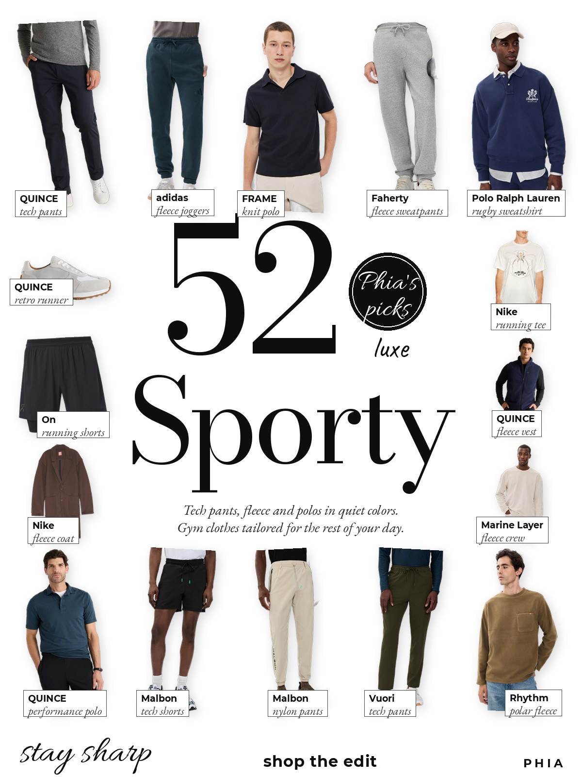 Sporty Luxe collage