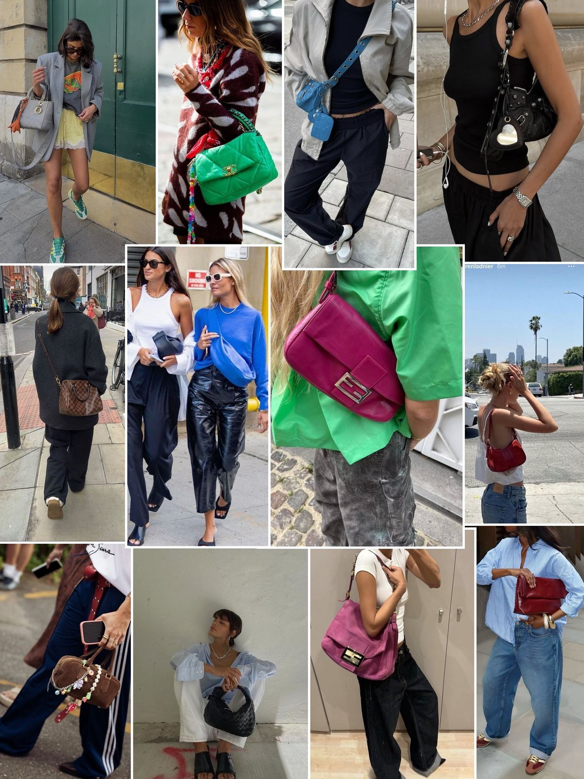 Cross body collage