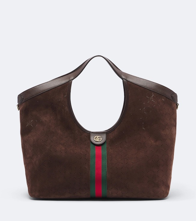 Giglio Large Suede Tote Bag