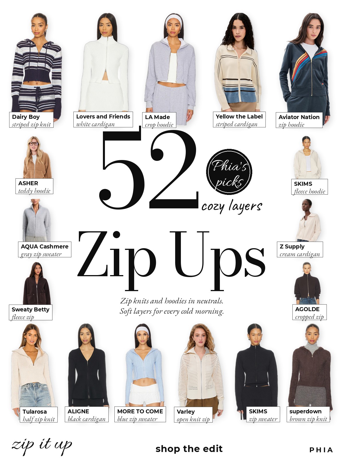 Zipped up collage