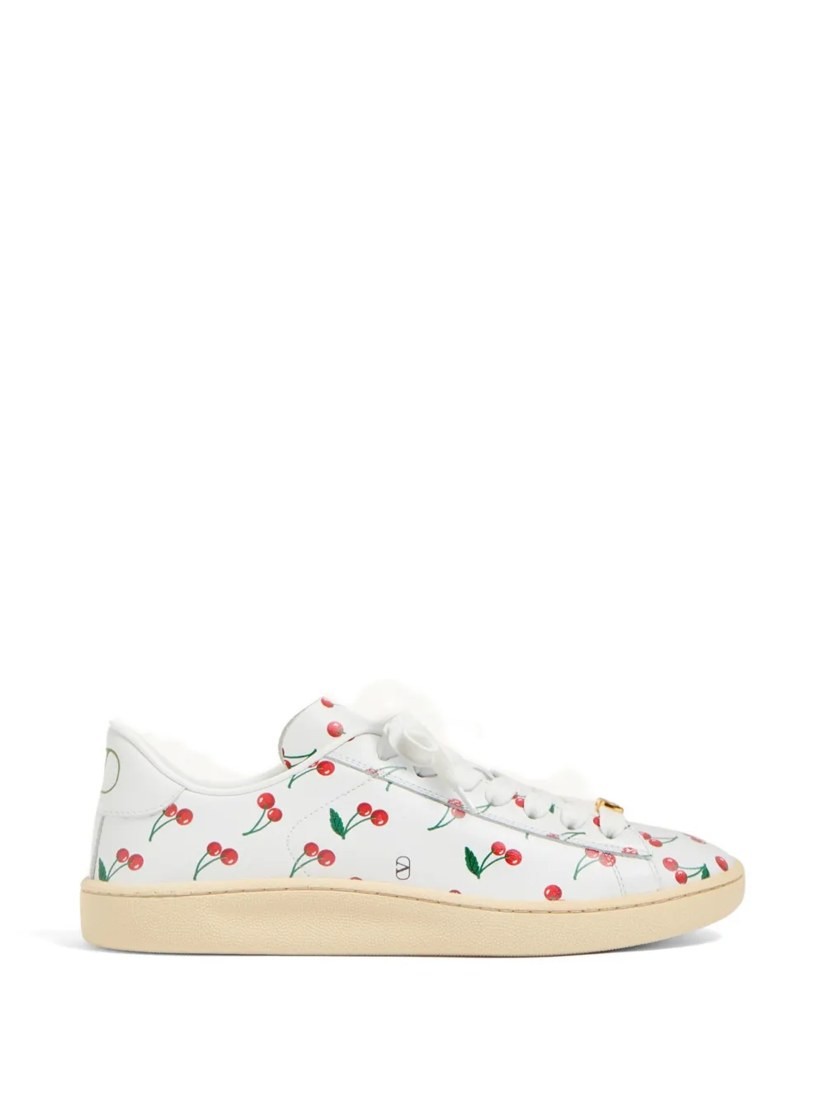 Royco sneaker in nappa calfskin with Cherryfic pattern