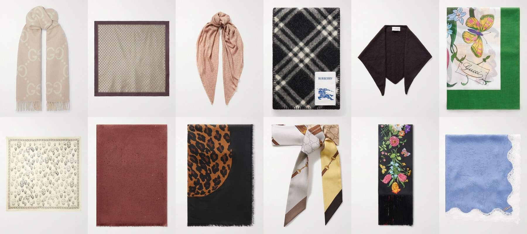 Silk And Cashmere Scarves