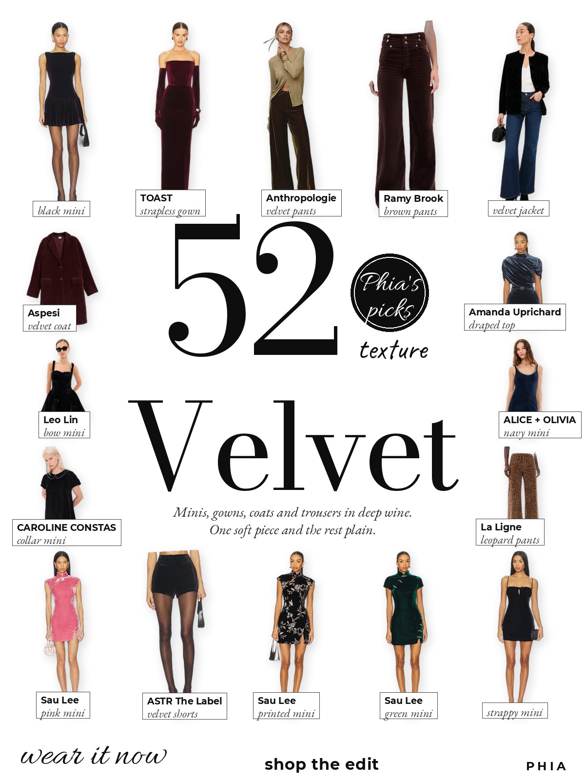 The Velvet Touch collage
