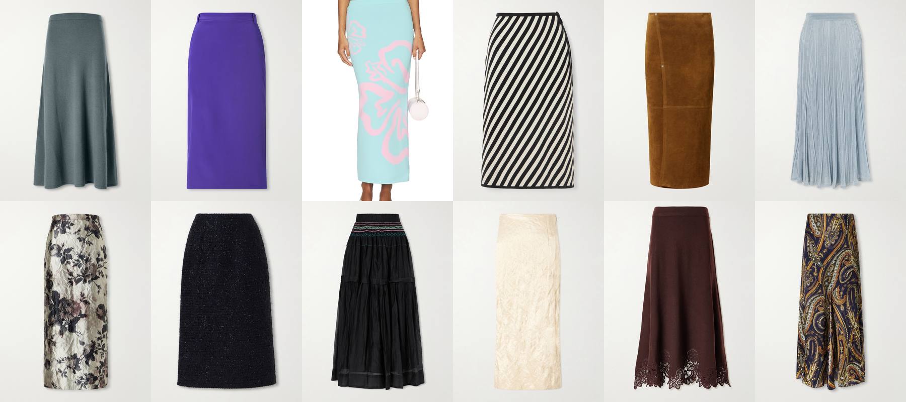 Phoebe Gates Midi Skirts