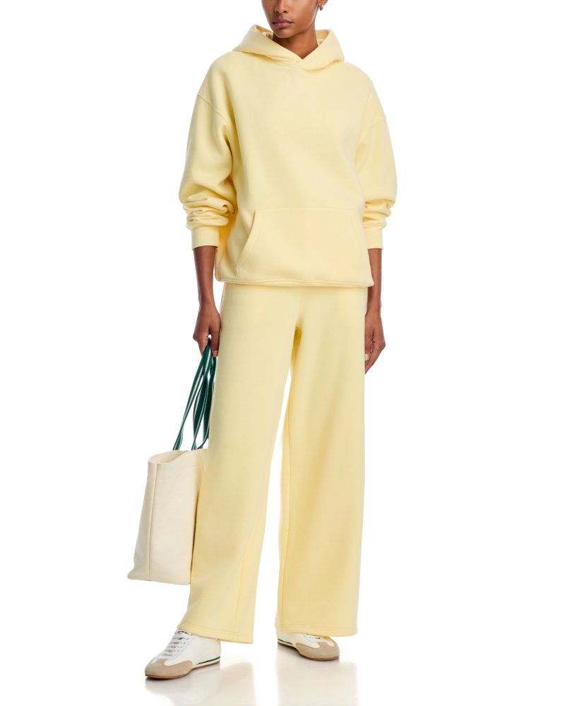 Oversized Ceramic Fleece Hoodie & Ceramic Fleece Wide Leg Sweatpants