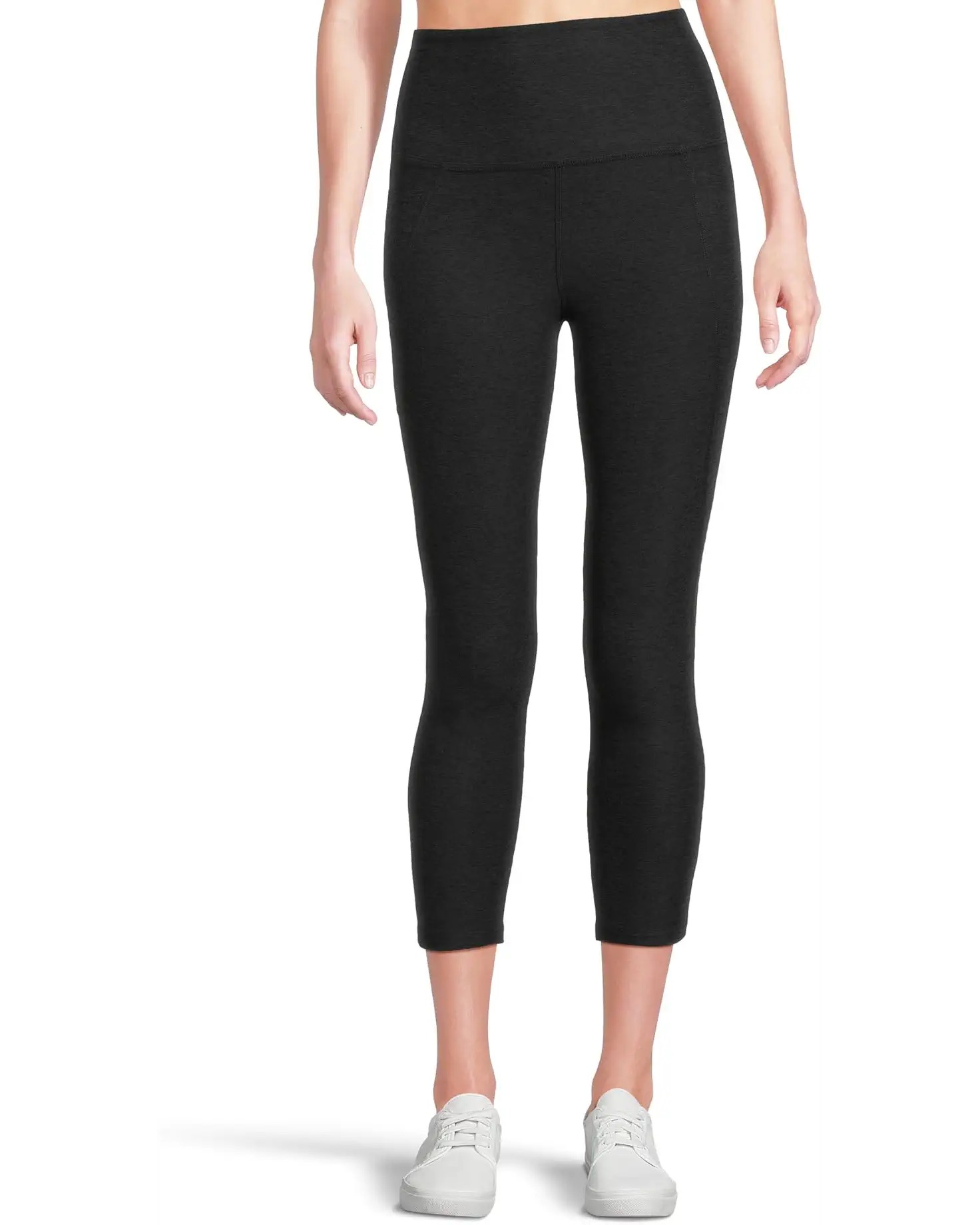 Spacedye Out Of Pocket High Waisted Capri Leggings - Darkest Night