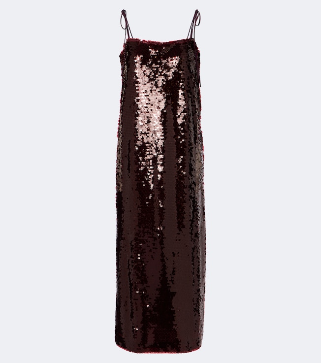 Sequined midi dress