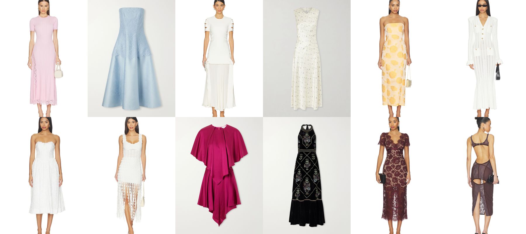Designer Longline Midi Dresses