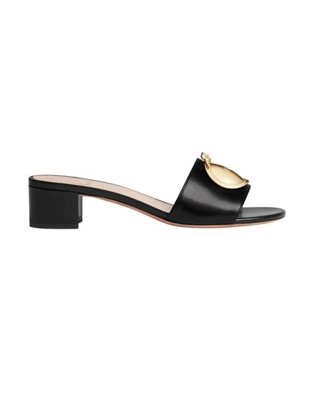 Dior Médaillon Buckle Heeled Slide