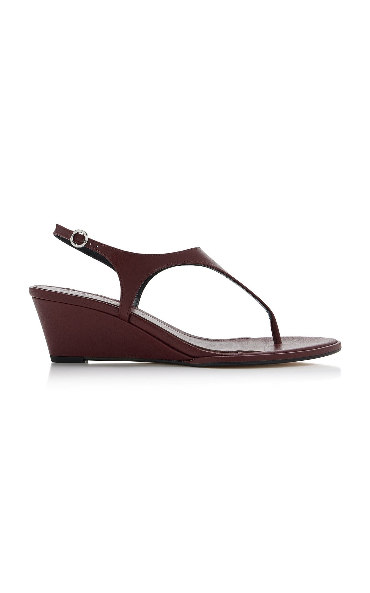 Roose Leather Wedge Sandals