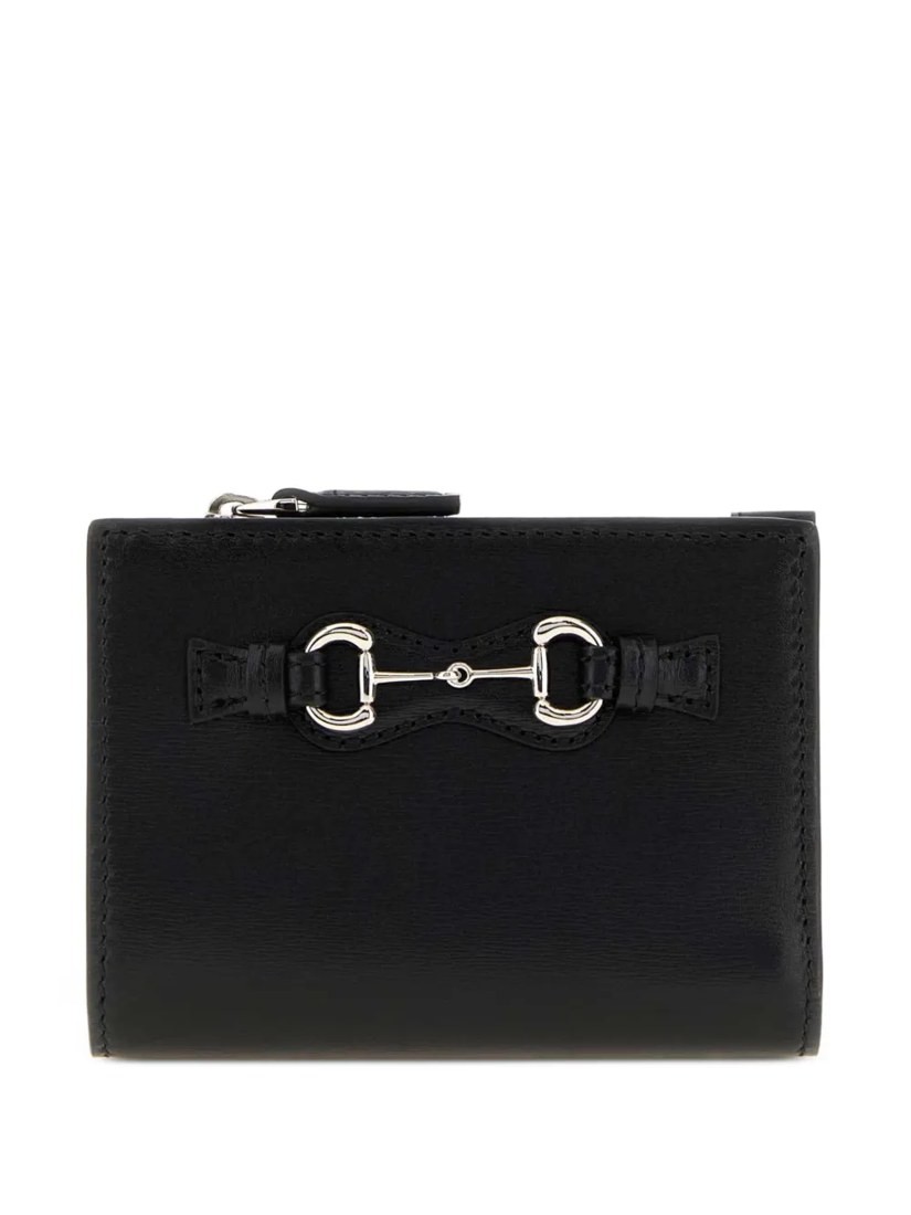 Horsebit leather wallet