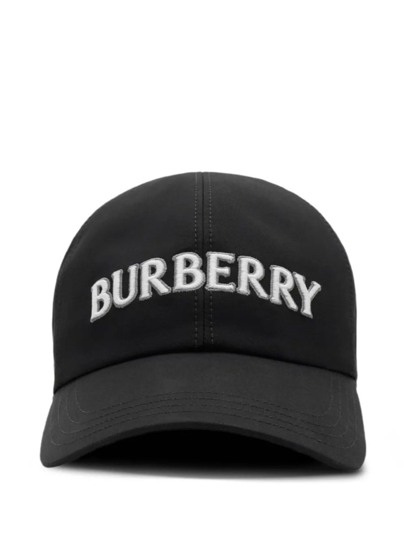 Logo gabardine baseball cap