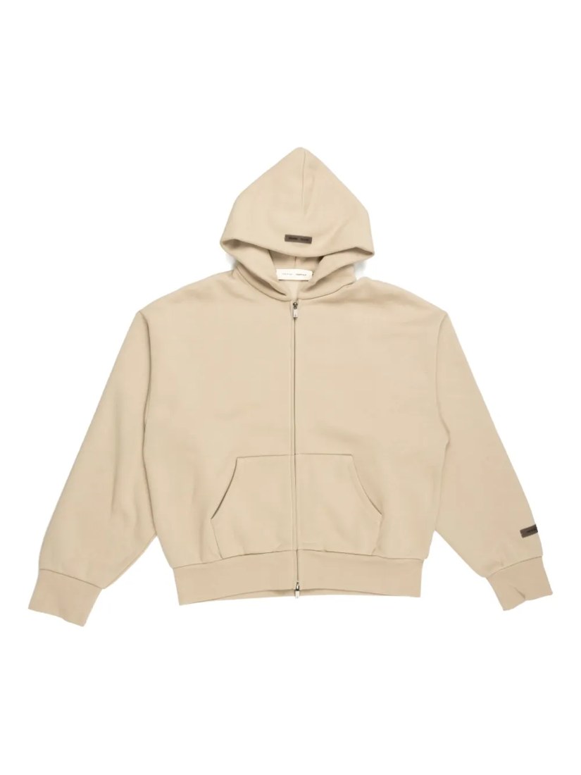 Zip-up fleece hoodie
