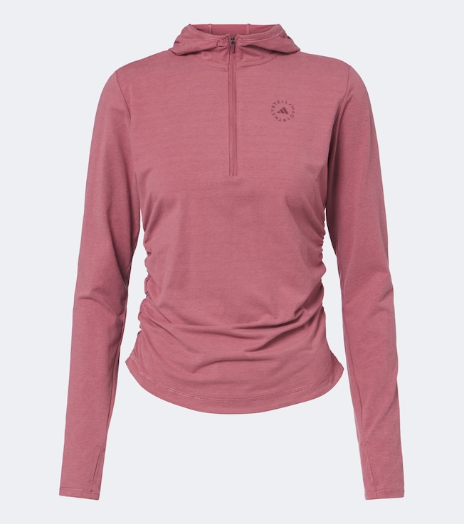 Logo jersey hoodie