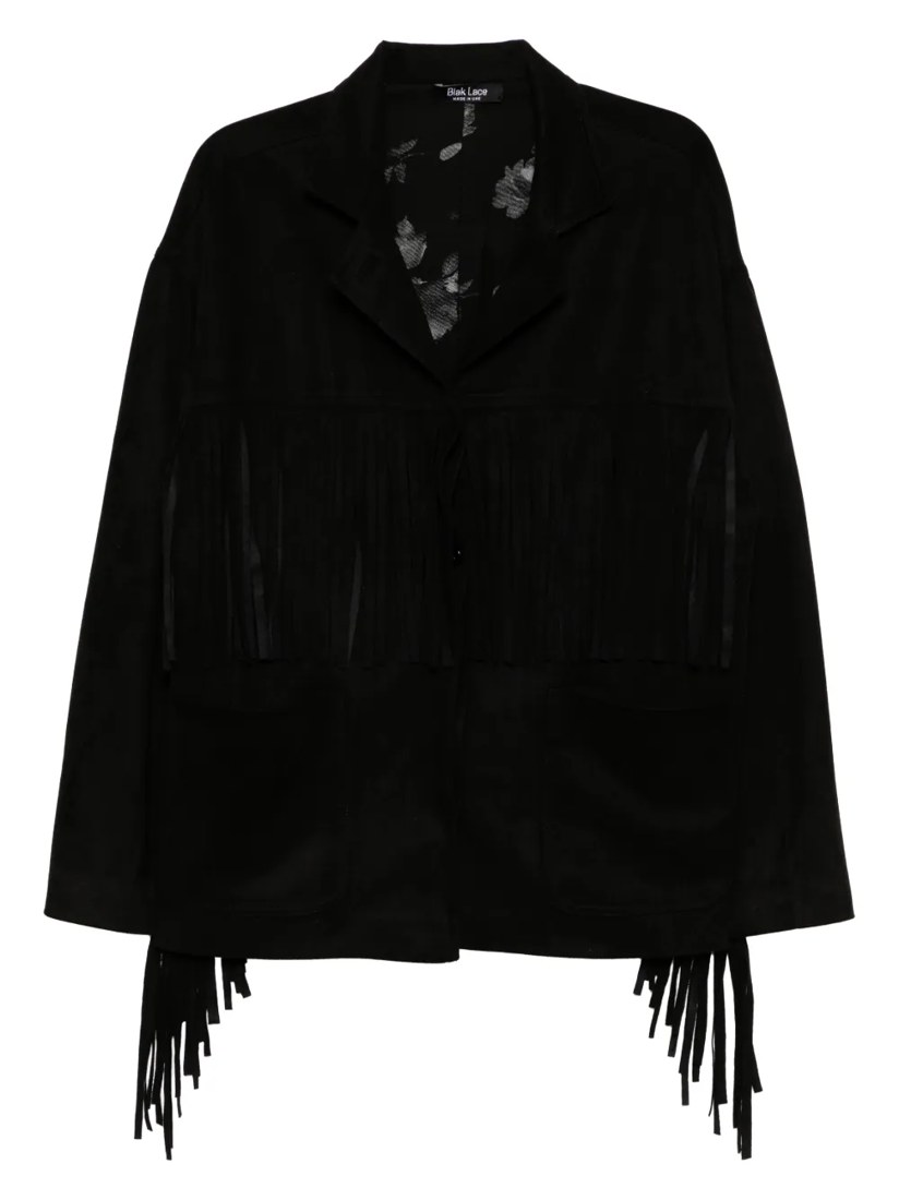 Fringed suede jacket
