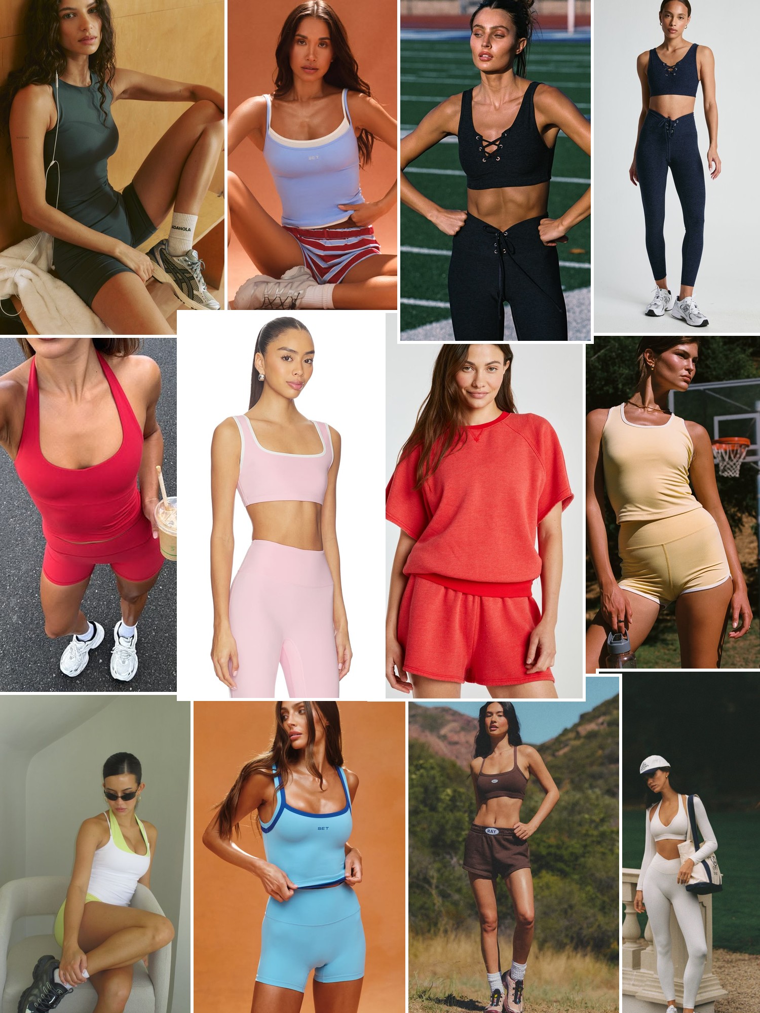 Collage of runway looks, campaign shots and street style outfits that capture the YEAR OF OURS mood