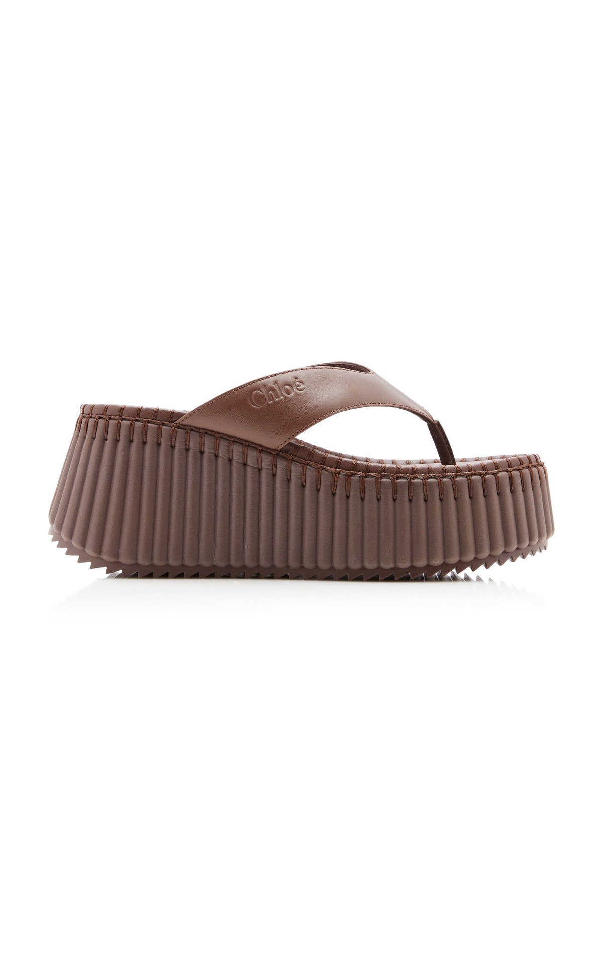 Nama Leather Platform Sandals