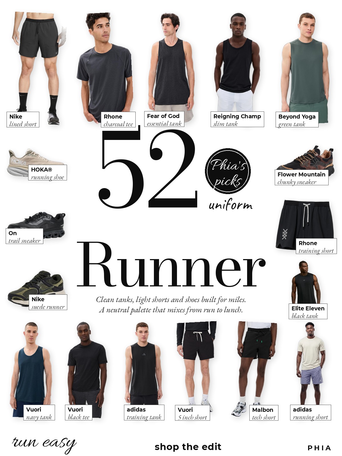 Runner Aesthetic collage