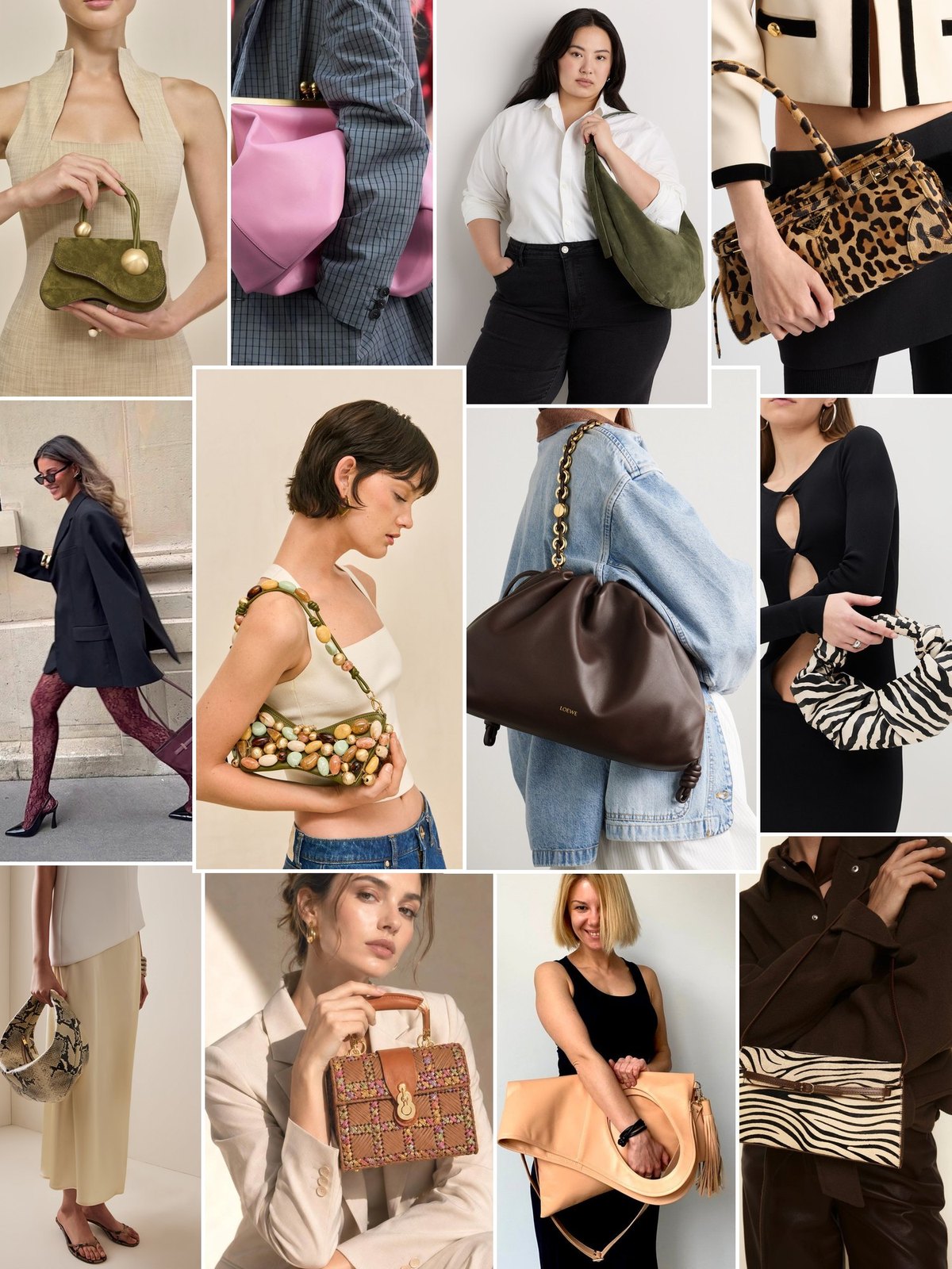 Excuse my STATEMENT BAG collage