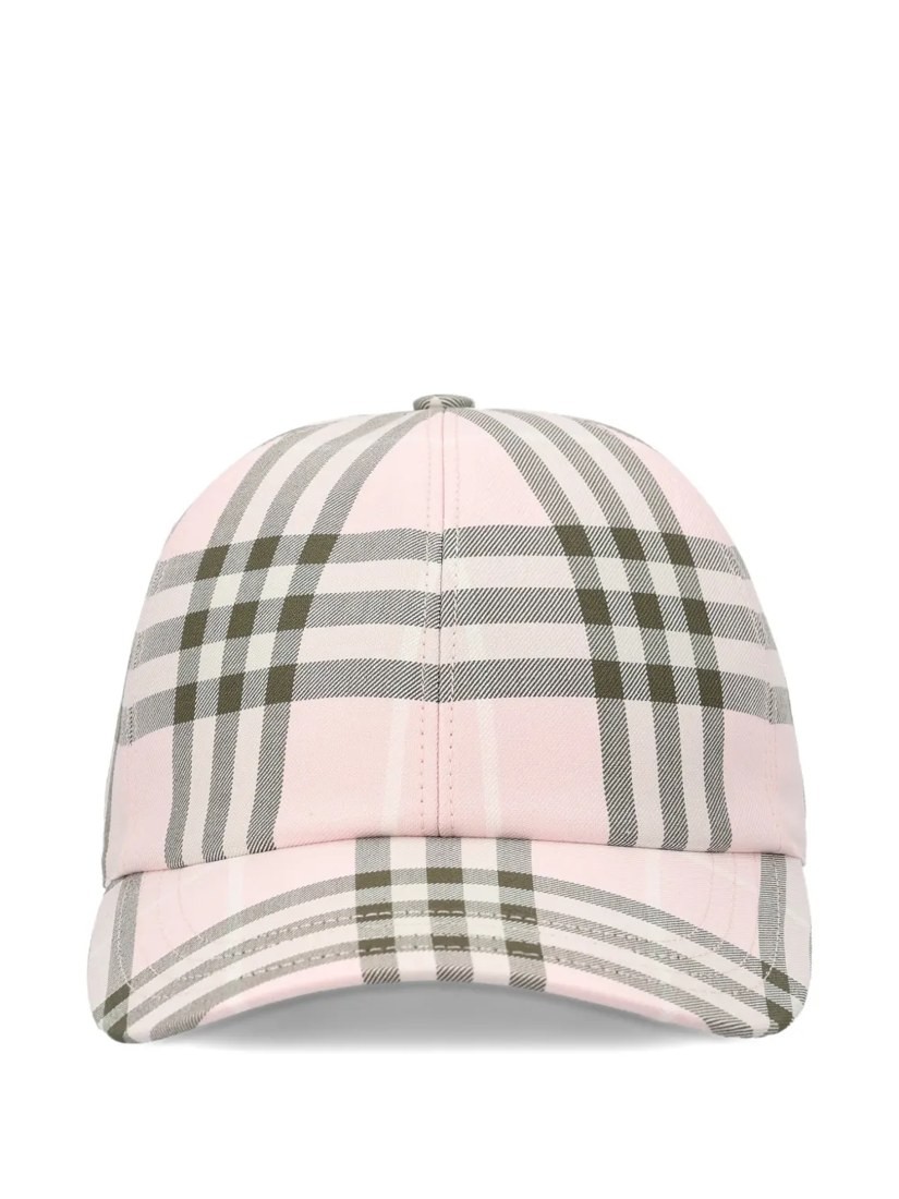 Nova Check cotton baseball cap