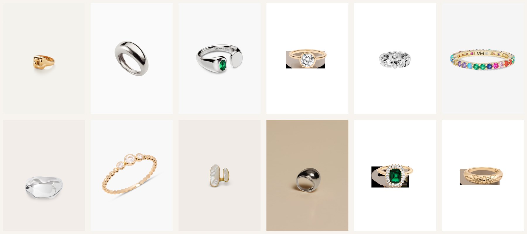 Ring Sizing at Home: the pieces in this issue