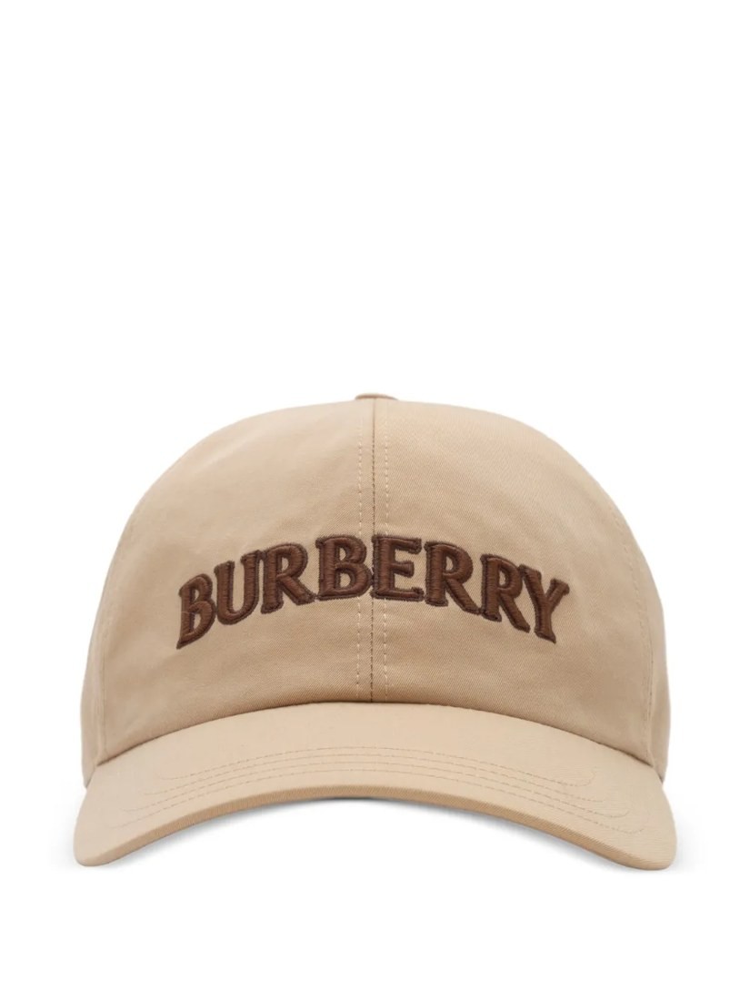 Logo gabardine baseball cap