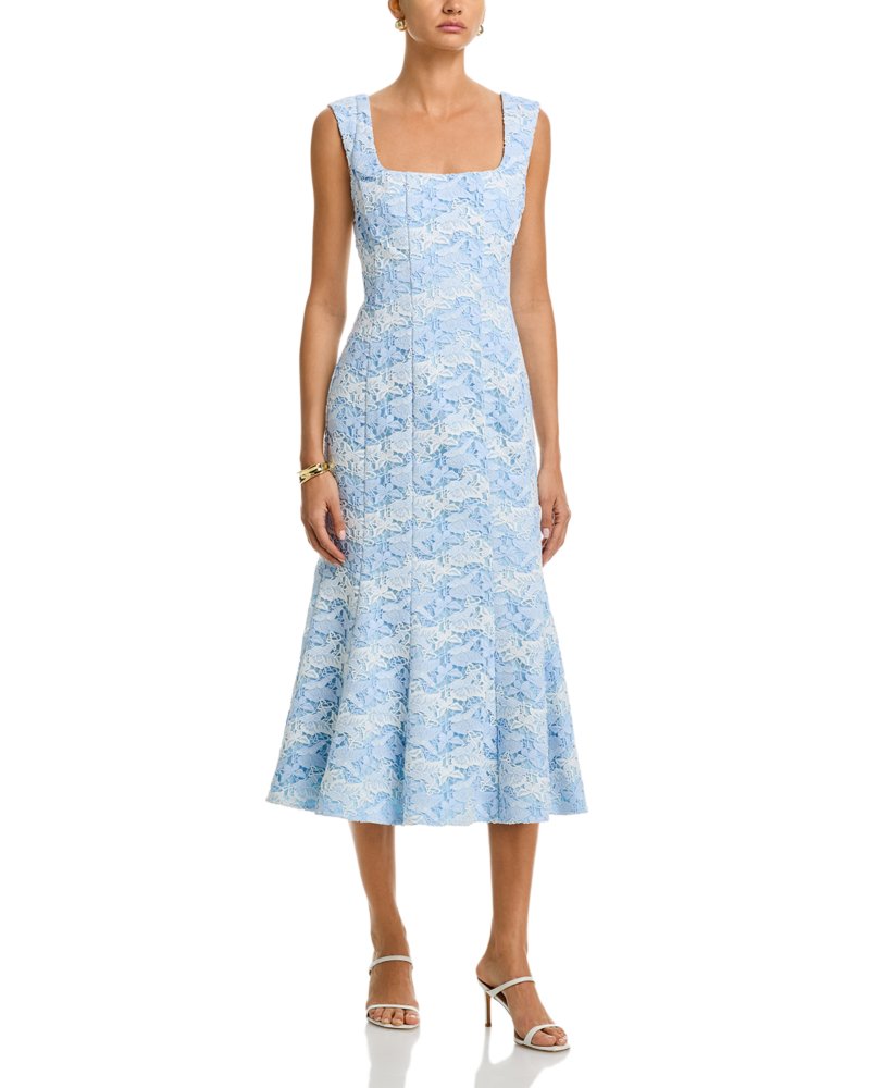 Meg Butterfly Lace Midi Dress