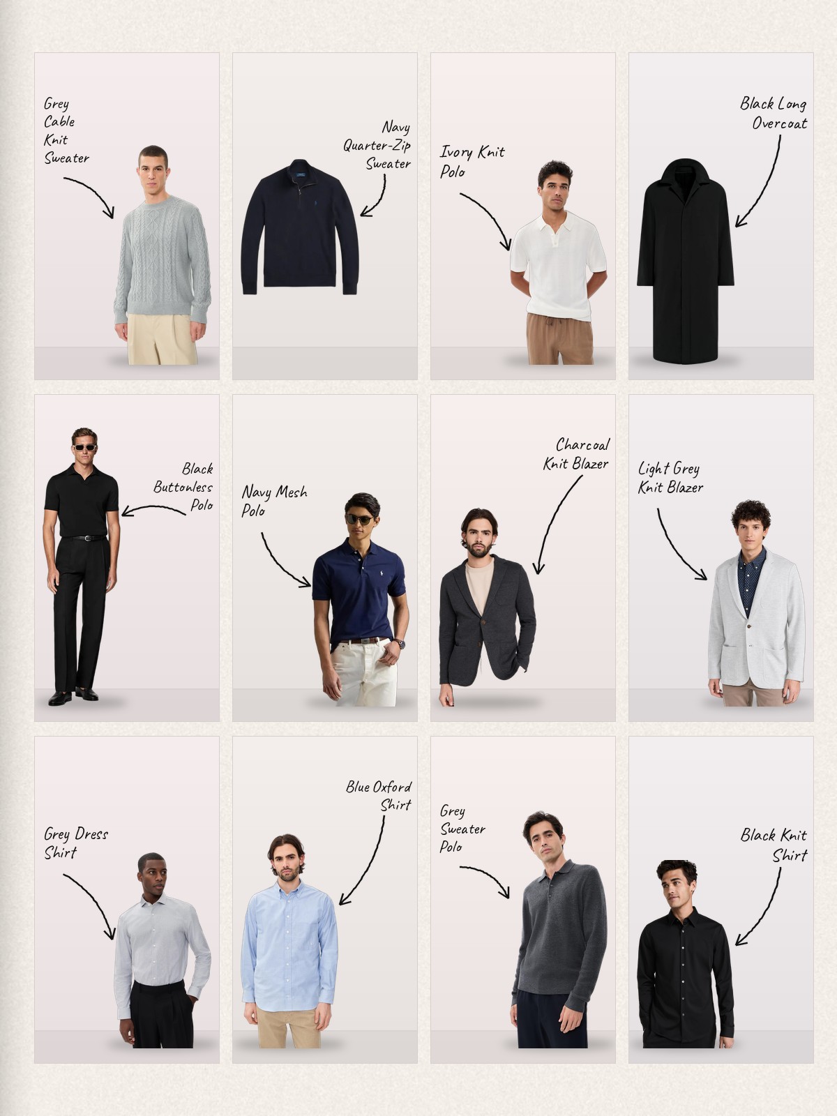The Modern Gentleman's Edit collage
