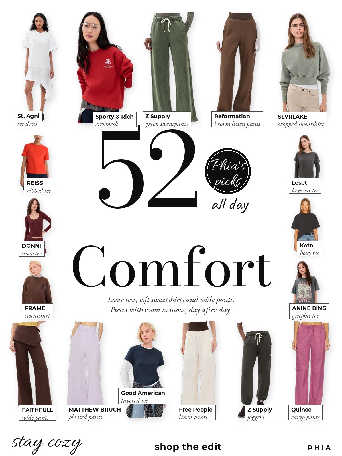 Comfort Over Anything collage