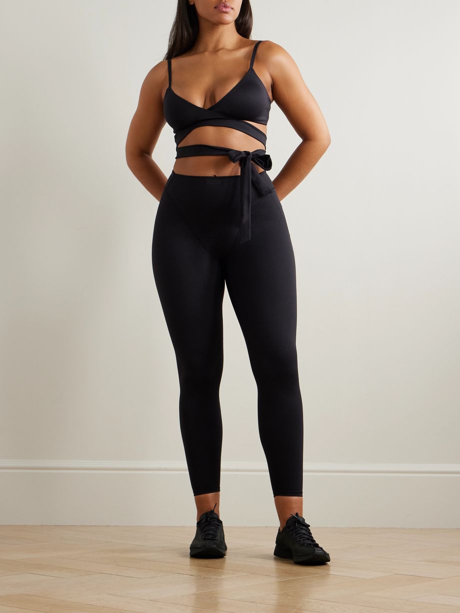 Nike V-line 26" Leggings - Obsidian