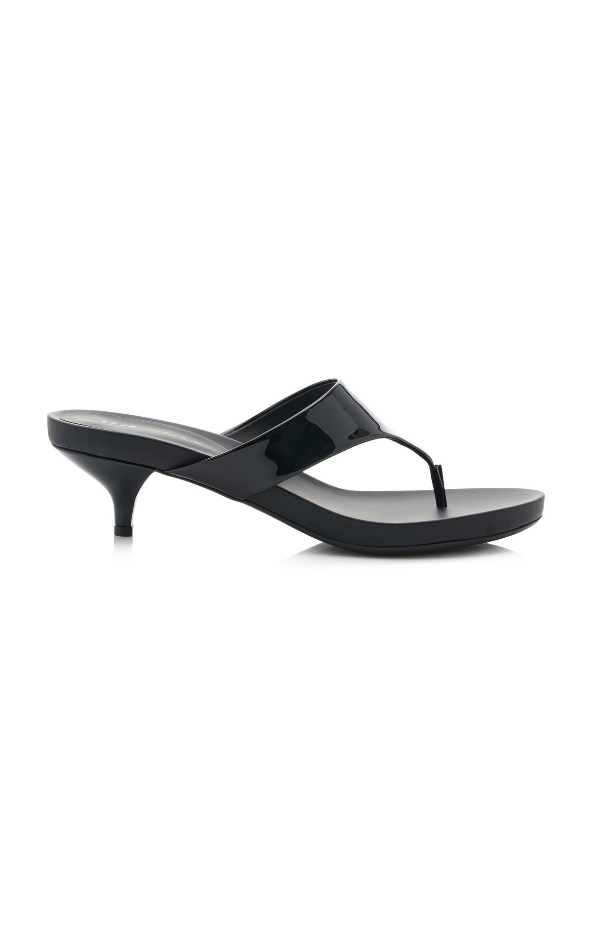 Patent Leather Thong Sandals