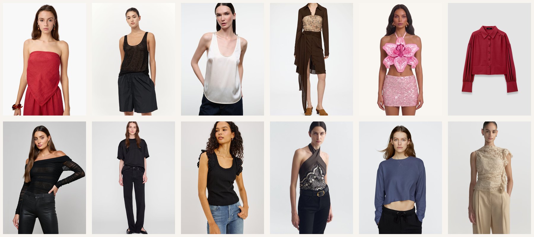Jeans and Nice Tops: the pieces in this issue