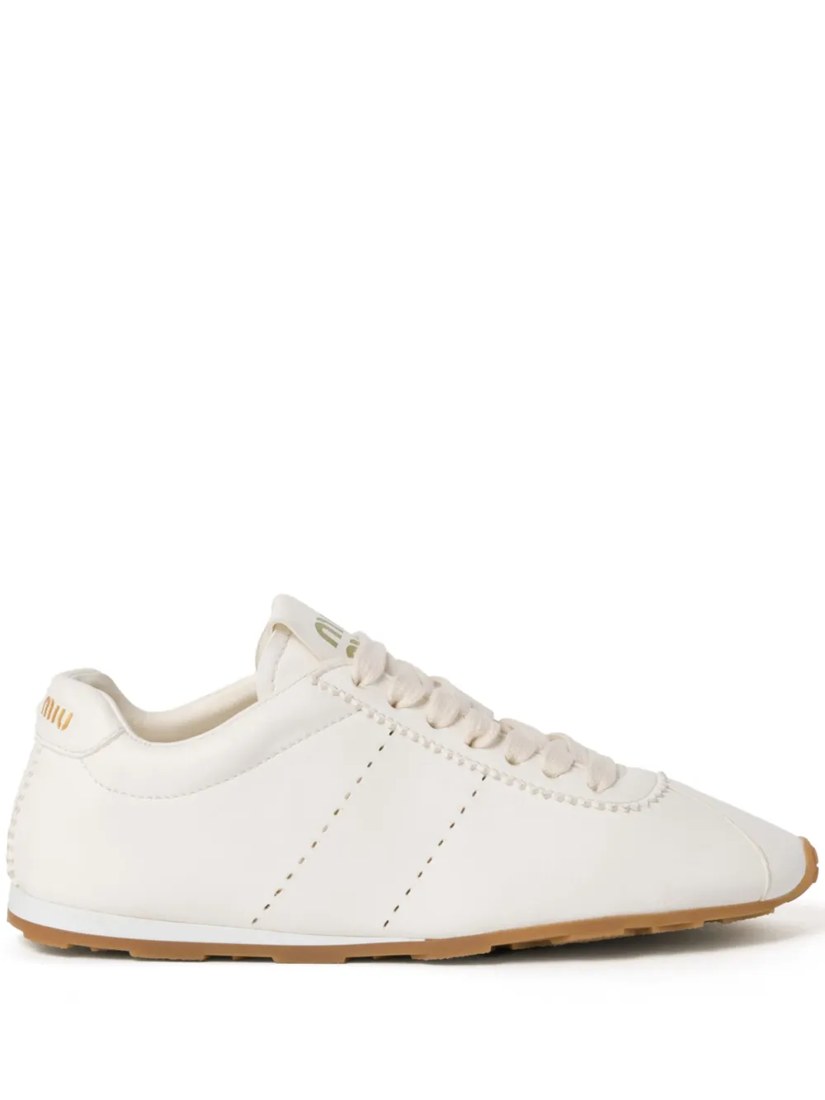 Plume nappa leather sneakers