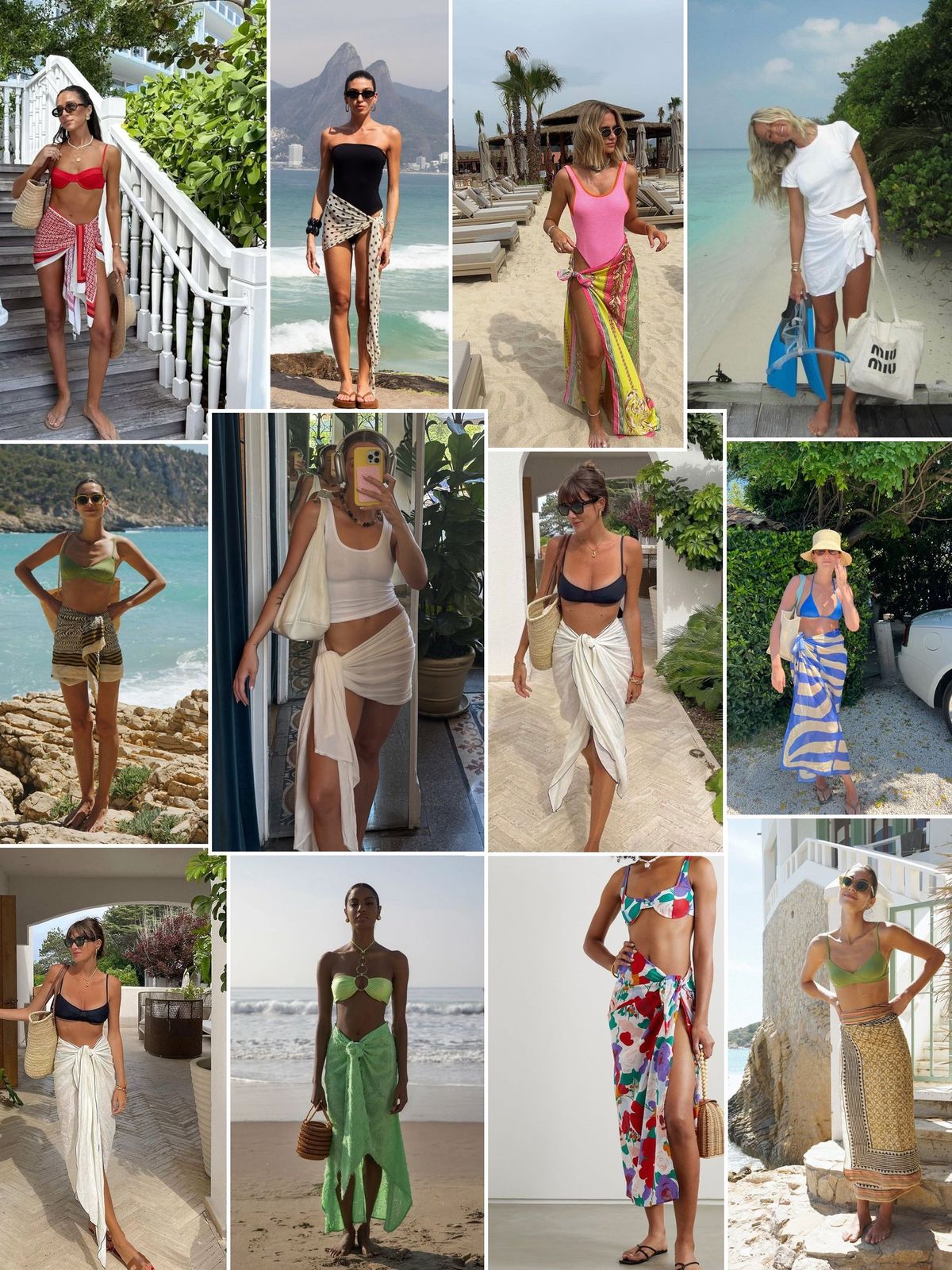 Beach and cover-up outfit inspiration