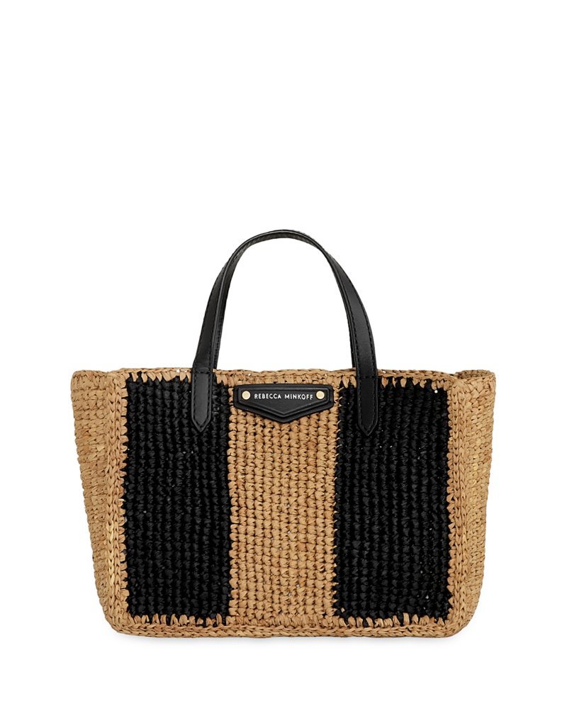 Mini Raffia Tote