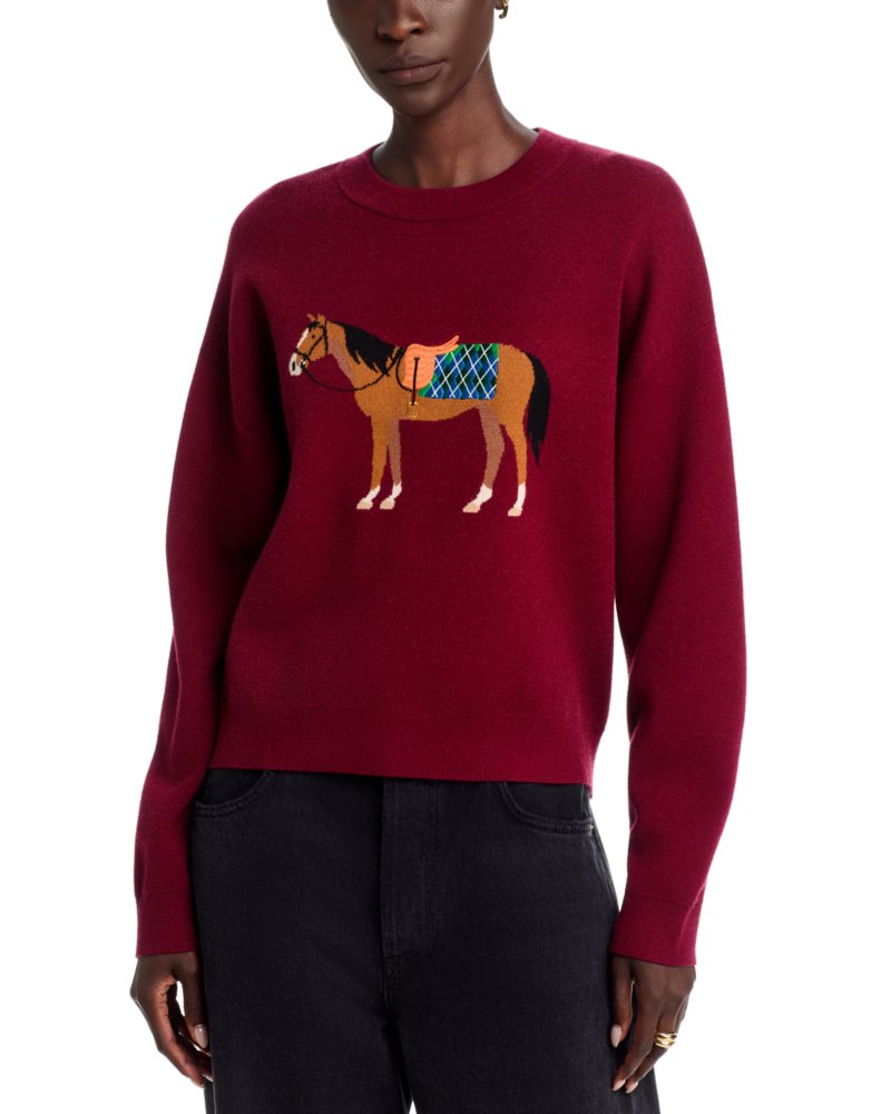 Intarsia Knit Crewneck Sweater - Exclusive