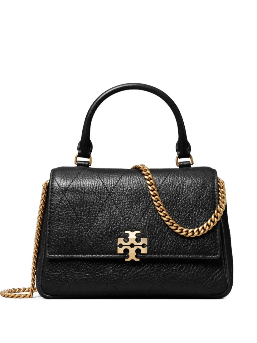 Mini Charlie quilted top-handle crossbody