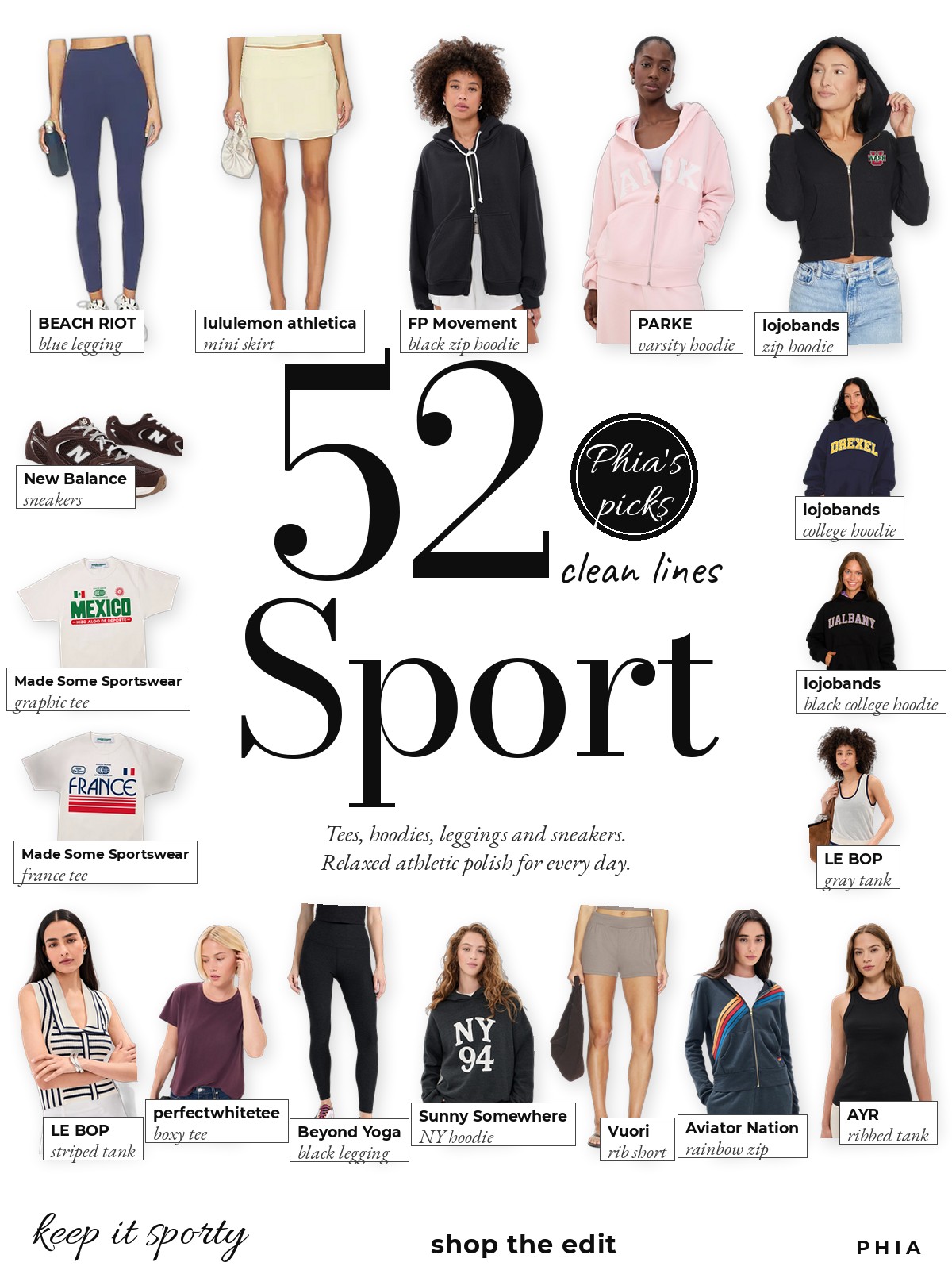 American Sportswear collage