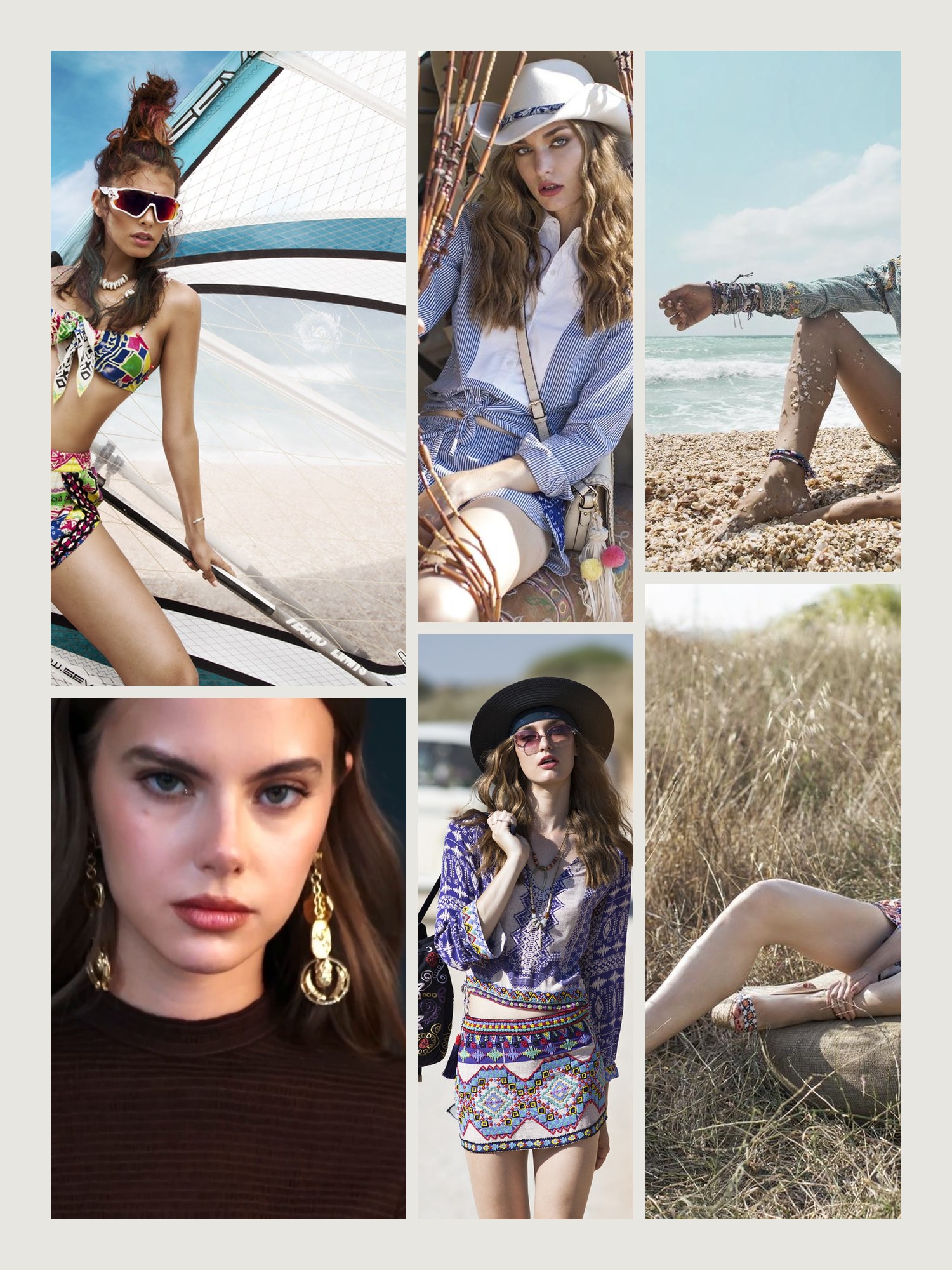 Collage: ROCOCO SAND mood board