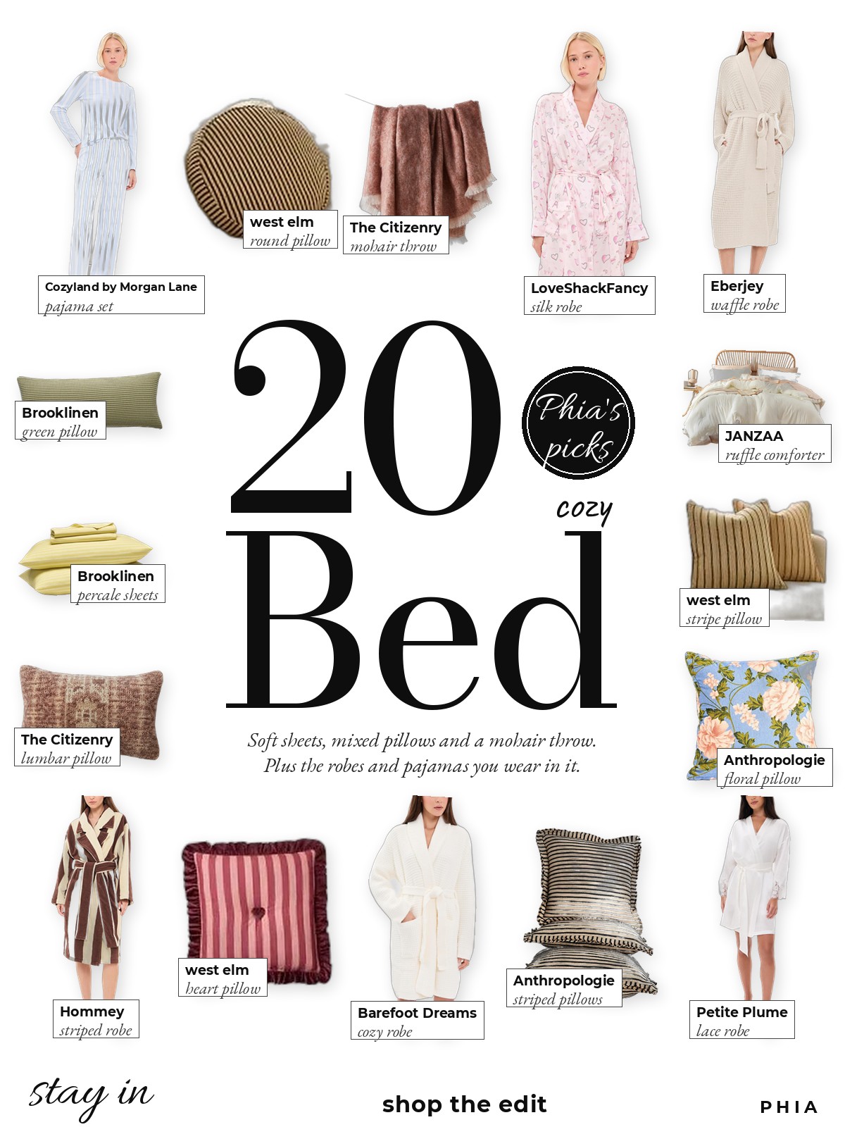 For Your Bed collage