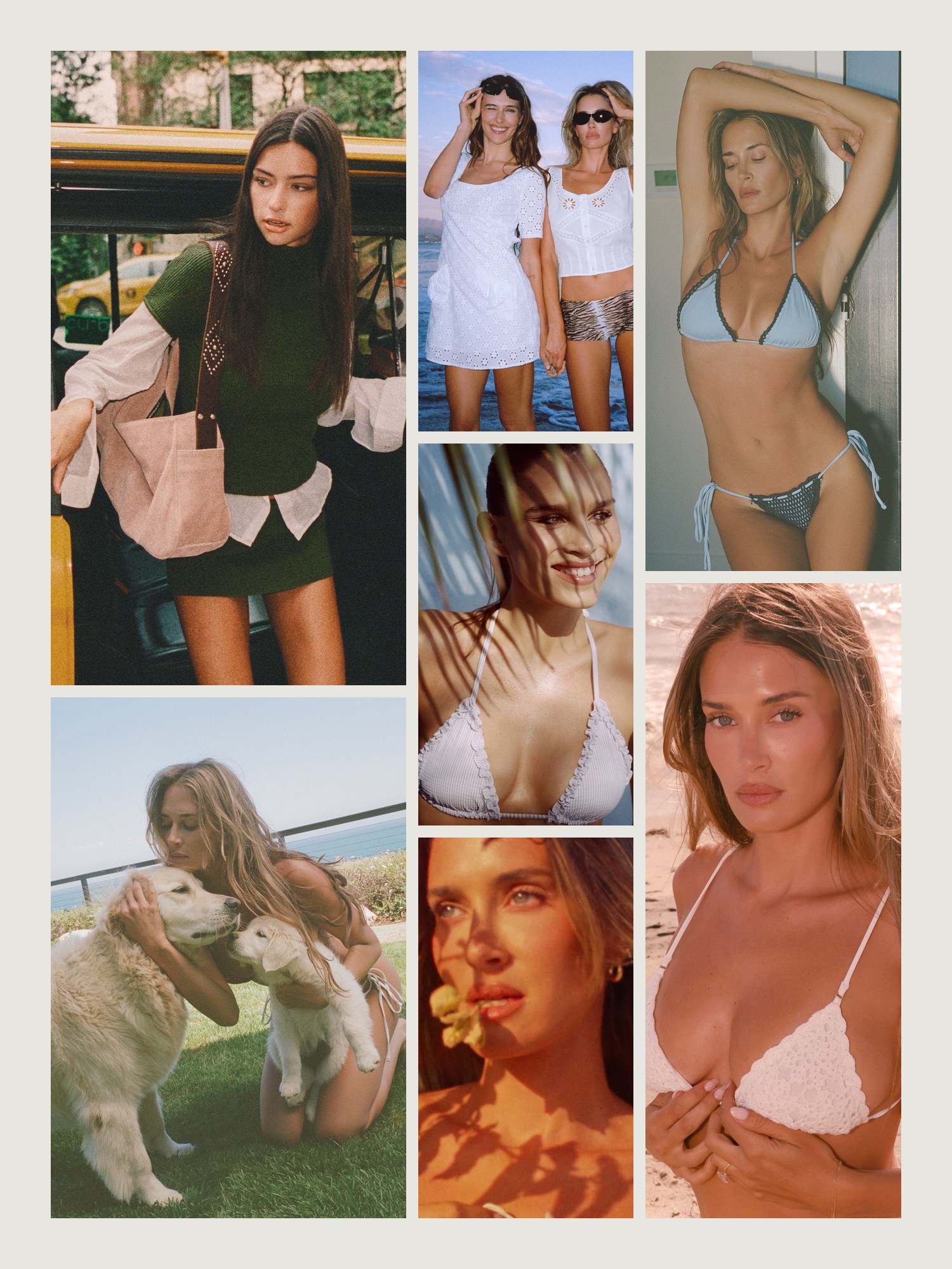 Frankies Bikinis campaign mood board