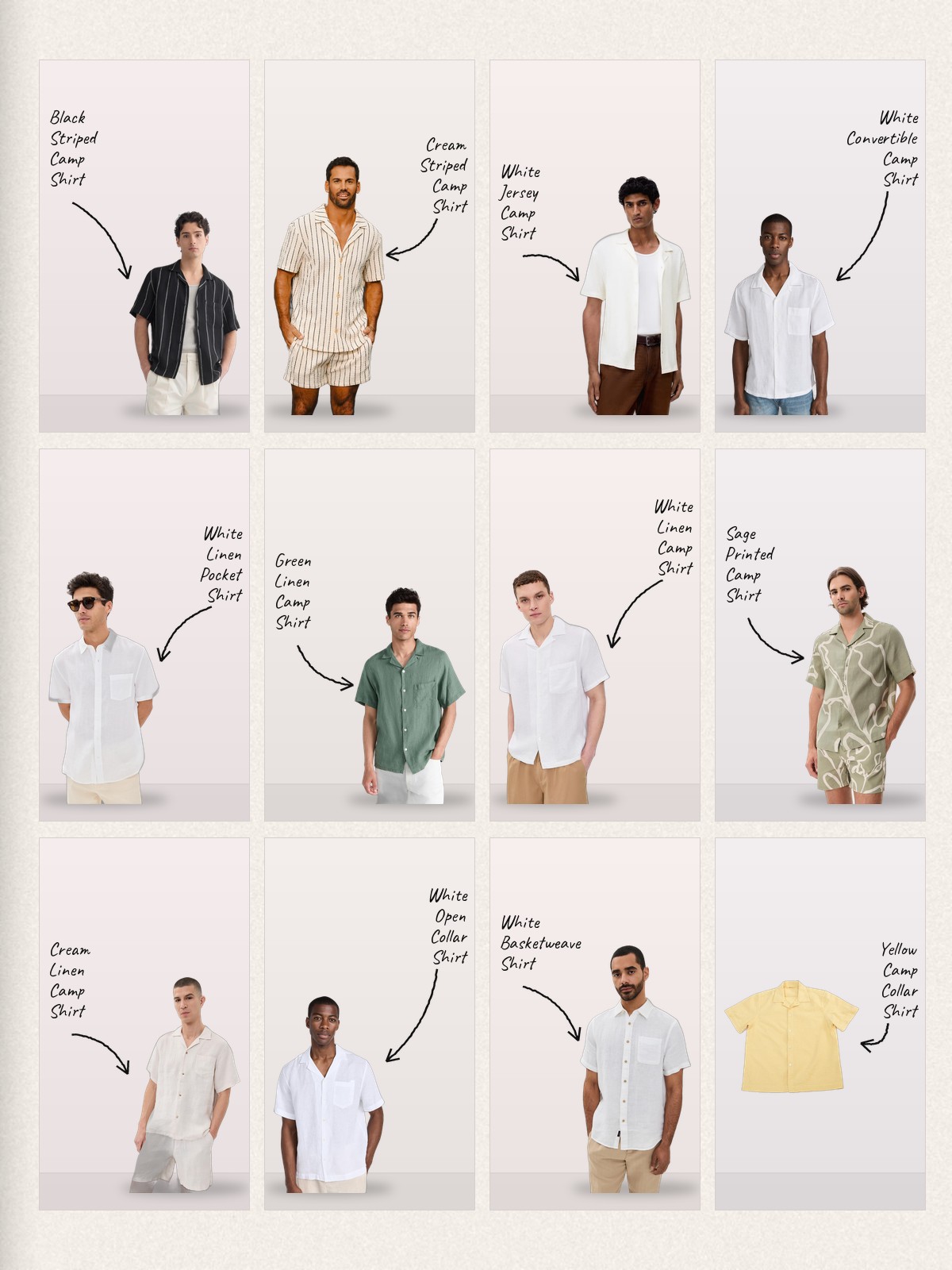 Sleek Shirt collage