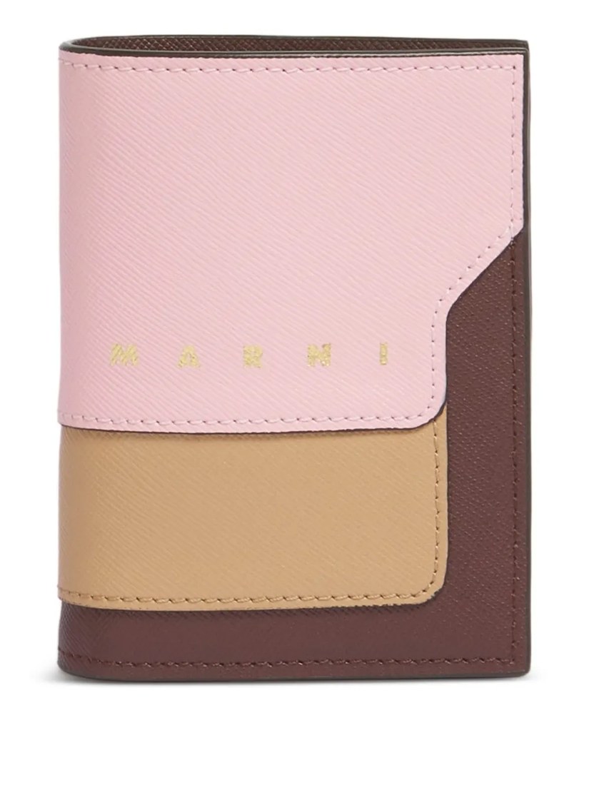 Saffiano leather bifold wallet